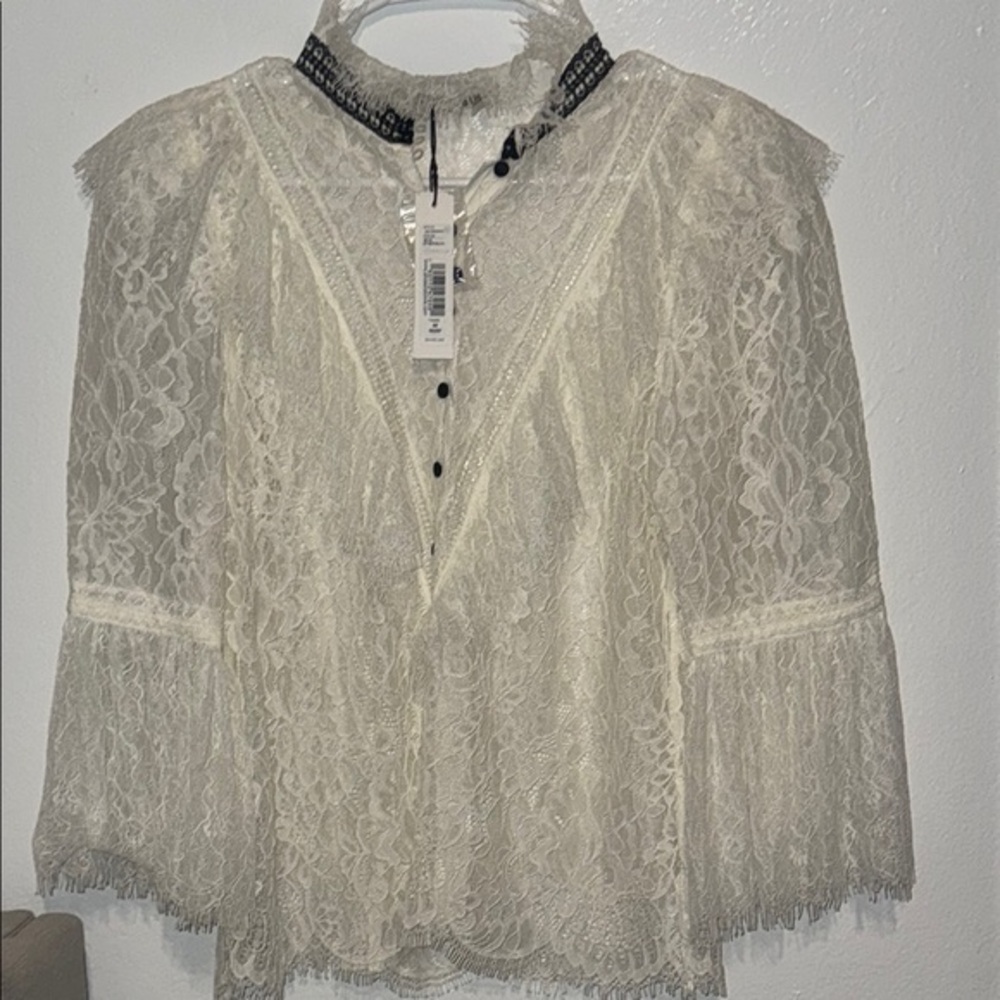 Alice and Olivia Lace Top